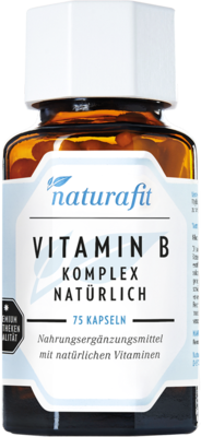 NATURAFIT Vitamin B Komplex natürlich Kapseln