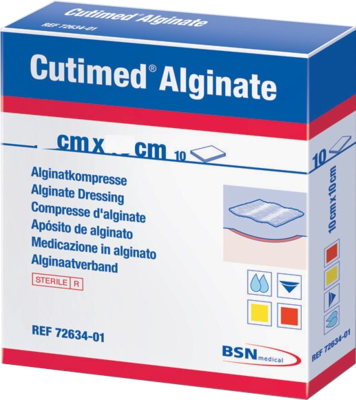 CUTIMED Alginate Alginatkompressen 10x20 cm