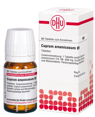 CUPRUM ARSENICOSUM D 6 Tabletten