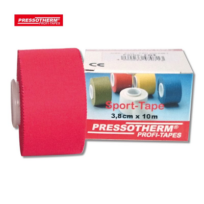 PRESSOTHERM Sport-Tape 3,8 cmx10 m rot