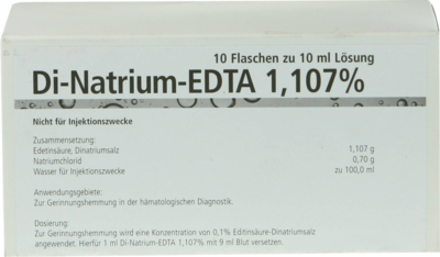 DI NATRIUM EDTA Lösung 1,107%