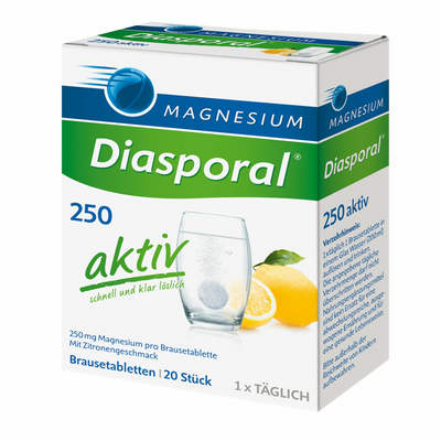 MAGNESIUM DIASPORAL 250 aktiv Brausetabletten