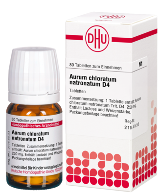 AURUM CHLORATUM NATRONATUM D 4 Tabletten