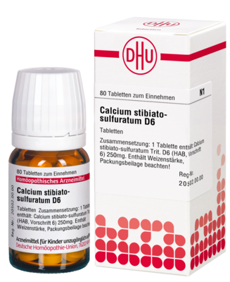 CALCIUM STIBIATO sulfuratum D 6 Tabletten