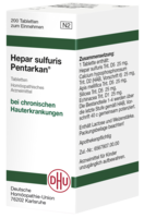 HEPAR SULFURIS PENTARKAN Tabletten