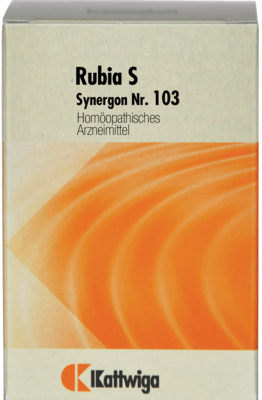 SYNERGON KOMPLEX 103 Rubia S Tabletten