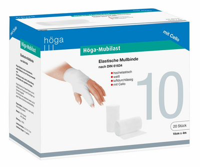 HÖGA-MUBILAST Fixierbinde 10 cmx4 m m.Cellophan