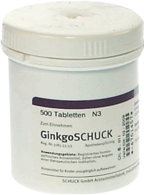 GINKGOSCHUCK Tabletten