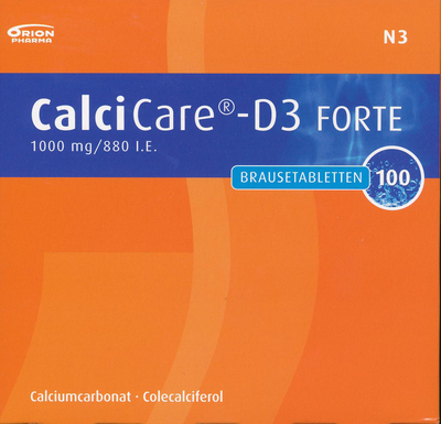 CALCICARE D3 forte Brausetabletten