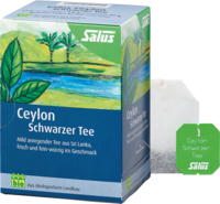 CEYLON schwarzer Tee Bio Salus Filterbeutel