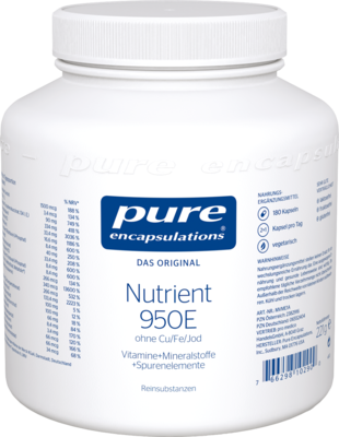 PURE ENCAPSULATIONS Nutrient 950E o.Cu/Fe/Jod