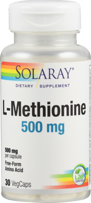 L-METHIONIN 500 mg Solaray Kapseln