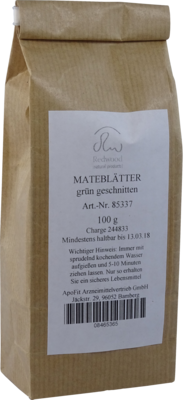 MATEBLÄTTER grün Matetee