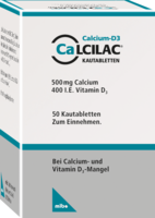 CALCILAC Kautabletten 500 mg/400 I.E.
