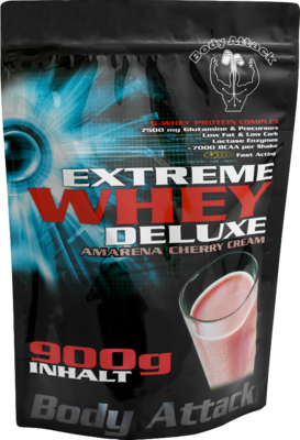 EXTREME Whey Deluxe amarena cherry Cream Pulver