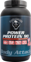 POWER PROTEIN 90 Strawberry Flavour Pulver