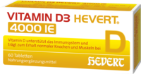 VITAMIN D3 HEVERT 4.000 I.E. Tabletten