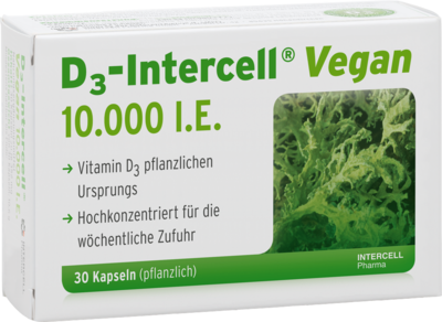 D3-INTERCELL vegan 10.000 I.E. Kapseln