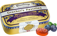 GRETHERS Blueberry zuckerfrei Pastillen