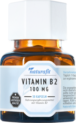 NATURAFIT Vitamin B2 100 mg Kapseln