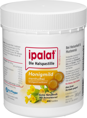 IPALAT Halspastillen honigmild o.Menthol zuckerfr.