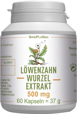 LÖWENZAHNWURZEL-Extrakt 500 mg Mono Kapseln