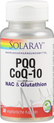 PQQ COQ10 mit NAC & Glutathion Solaray Kapseln