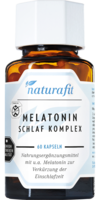 NATURAFIT Melatonin Schlaf Komplex Kapseln