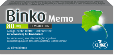 BINKO Memo 80 mg Filmtabletten