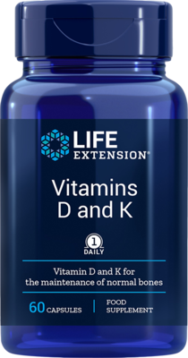 VITAMIN D+K veg.Kapseln LEF