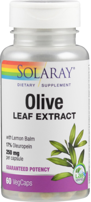 OLIVENBLATT-Extrakt 250 mg Solaray Kapseln