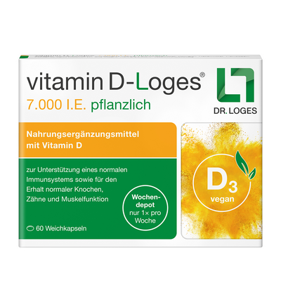 VITAMIN D-LOGES 7.000 I.E. pflanzlich Wochendepot