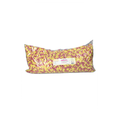 HARTGELATINEKAPSELN Gr.0 pink/gelb