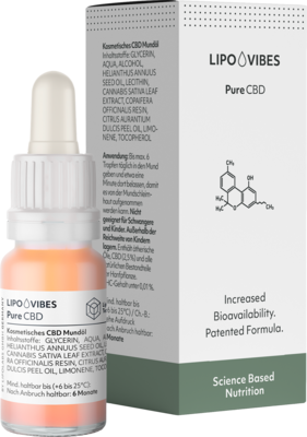 LIPOVIBES Pure CBD Mundöl