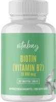 BIOTIN 10.000 µg Vit B7 Haut Haare Nägel vegan Tab