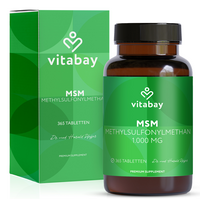 MSM 1000 mg Methylsulfonylmethan vegan Tabletten