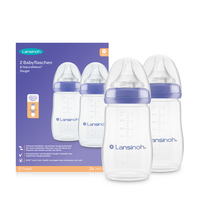 LANSINOH NaturalWave Babyflaschen 240ml & Sauger M