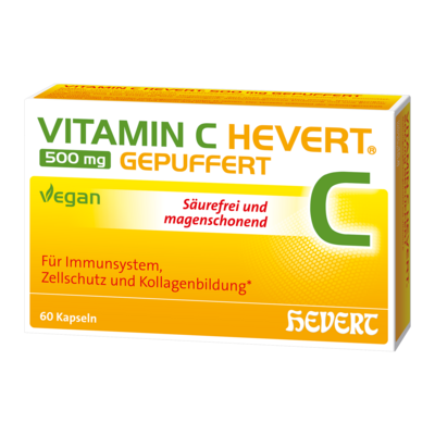 VITAMIN C HEVERT 500 mg gepuffert Kapseln