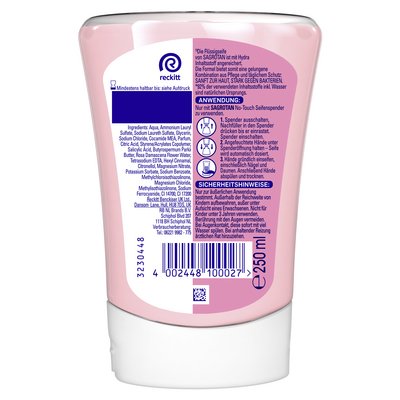 SAGROTAN No-Touch Nachfüller Rose & Shea Duft