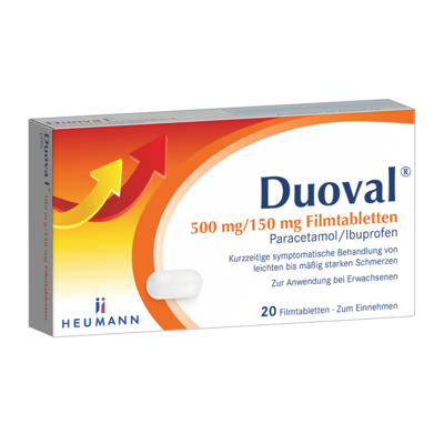DUOVAL 500 mg/150 mg Filmtabletten
