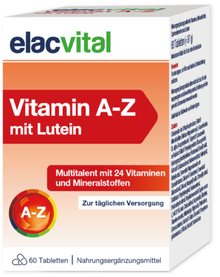 ELACVITAL Vitamin A-Z mit Lutein Filmtabletten