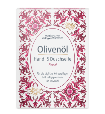 OLIVENÖL HAND- & Duschseife Rose