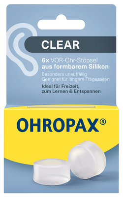 OHROPAX Clear Silikon Vor-Ohr Stöpsel