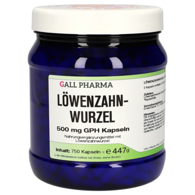 LÖWENZAHNWURZEL 500 mg GPH Kapseln